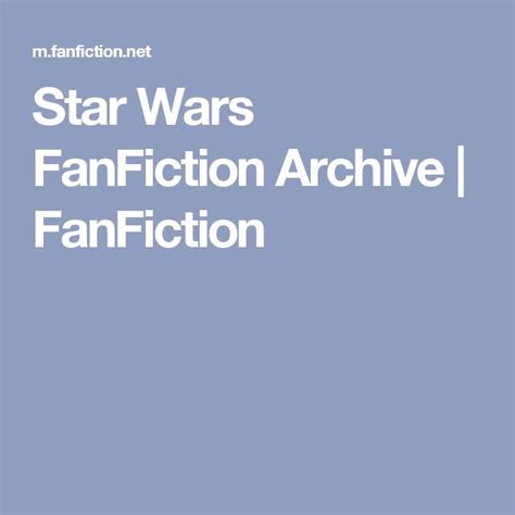 star wars fanfiction archive